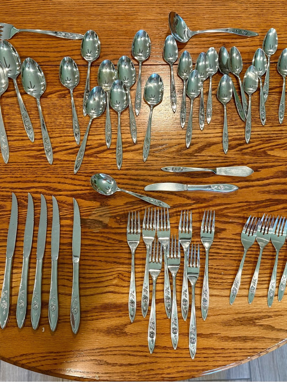 Vintage My Rose Oneida Community Stainless steel flatware